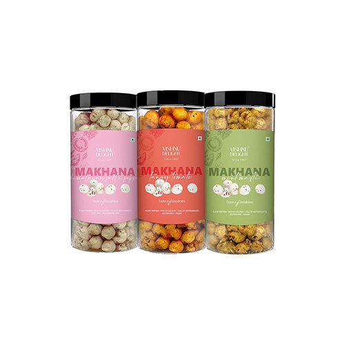 Vishnu Delight Organic Makhana Combo Pack - 3 of 90g Each flavor