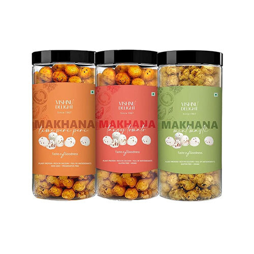 Vishnu Delight Organic Makhana Combo Pack - 3
