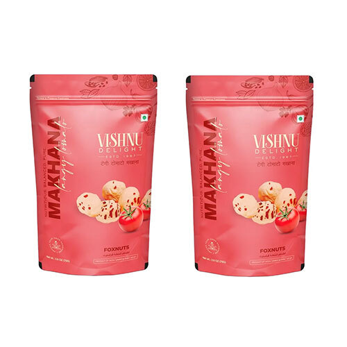 विष्णु डिलाइट टमाटर ट्रीट ऑर्गेनिक रोस्टेड मखाना