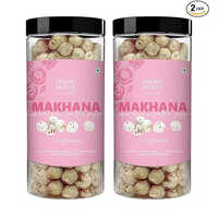 Vishnu Delight Organic Roasted Makhana Snack Packs, 2 x 90g