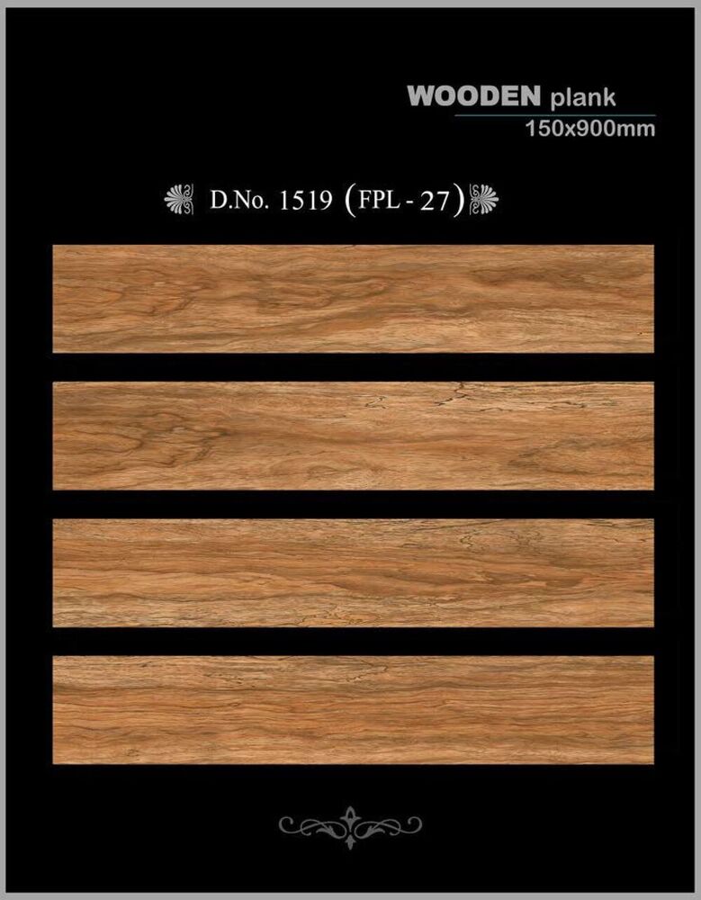 Natural Wood Effect 150x900mm Decorative Plank Tiles for Stylish Flooring