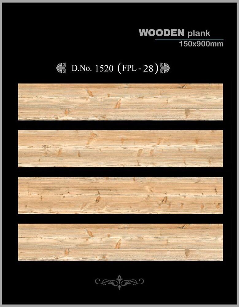Natural Wood Effect 150x900mm Decorative Plank Tiles for Stylish Flooring