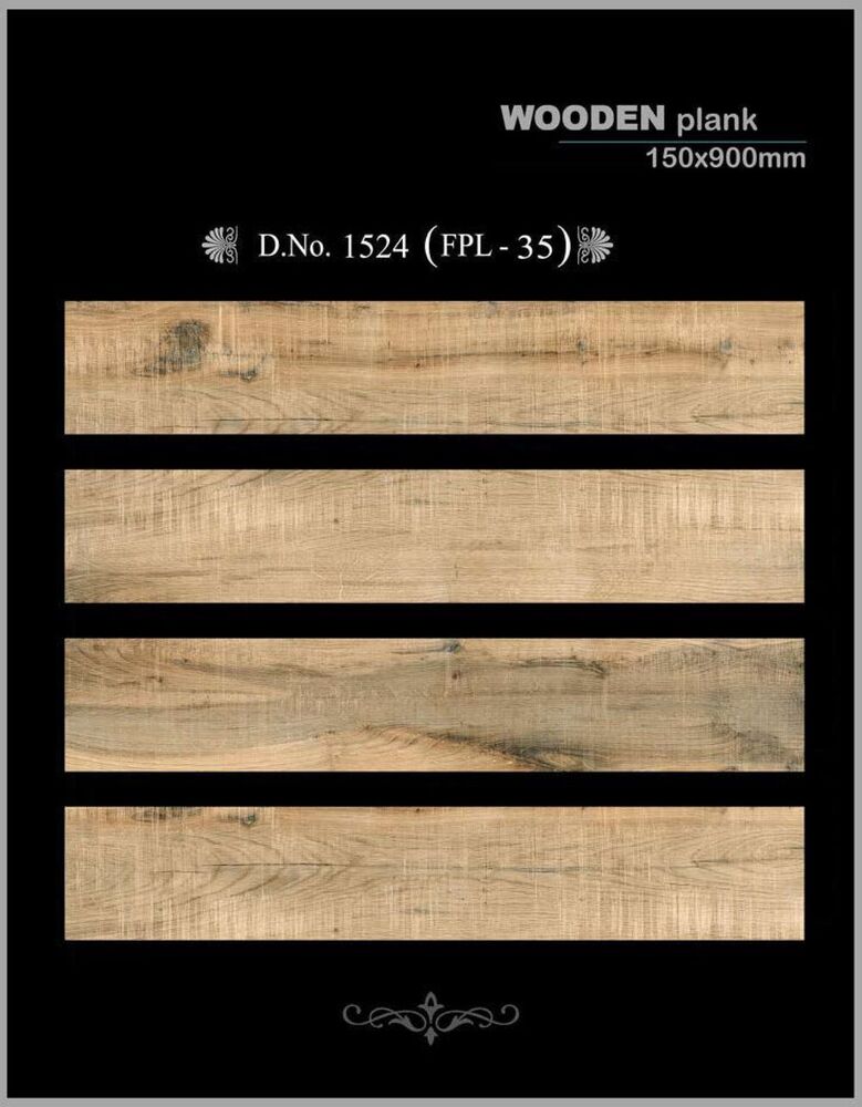 Natural Wood Effect 150x900mm Decorative Plank Tiles for Stylish Flooring