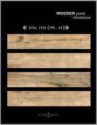 Natural Wood Effect 150x900mm Decorative Plank Tiles for Stylish Flooring