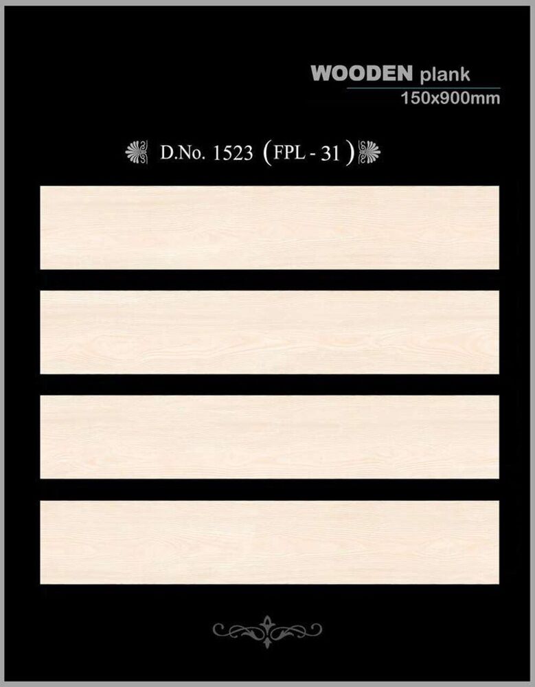 Natural Wood Effect 150x900mm Decorative Plank Tiles for Stylish Flooring