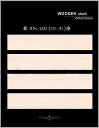 Natural Wood Effect 150x900mm Decorative Plank Tiles for Stylish Flooring