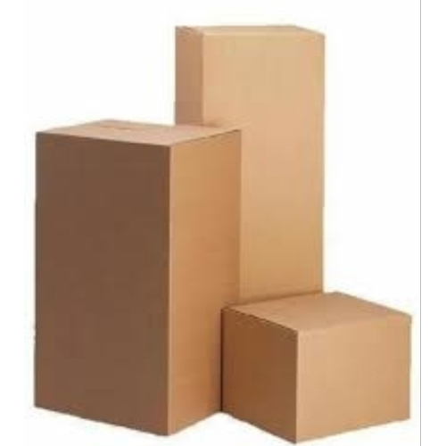 Brown Corrugated Box - Finish: Polished
