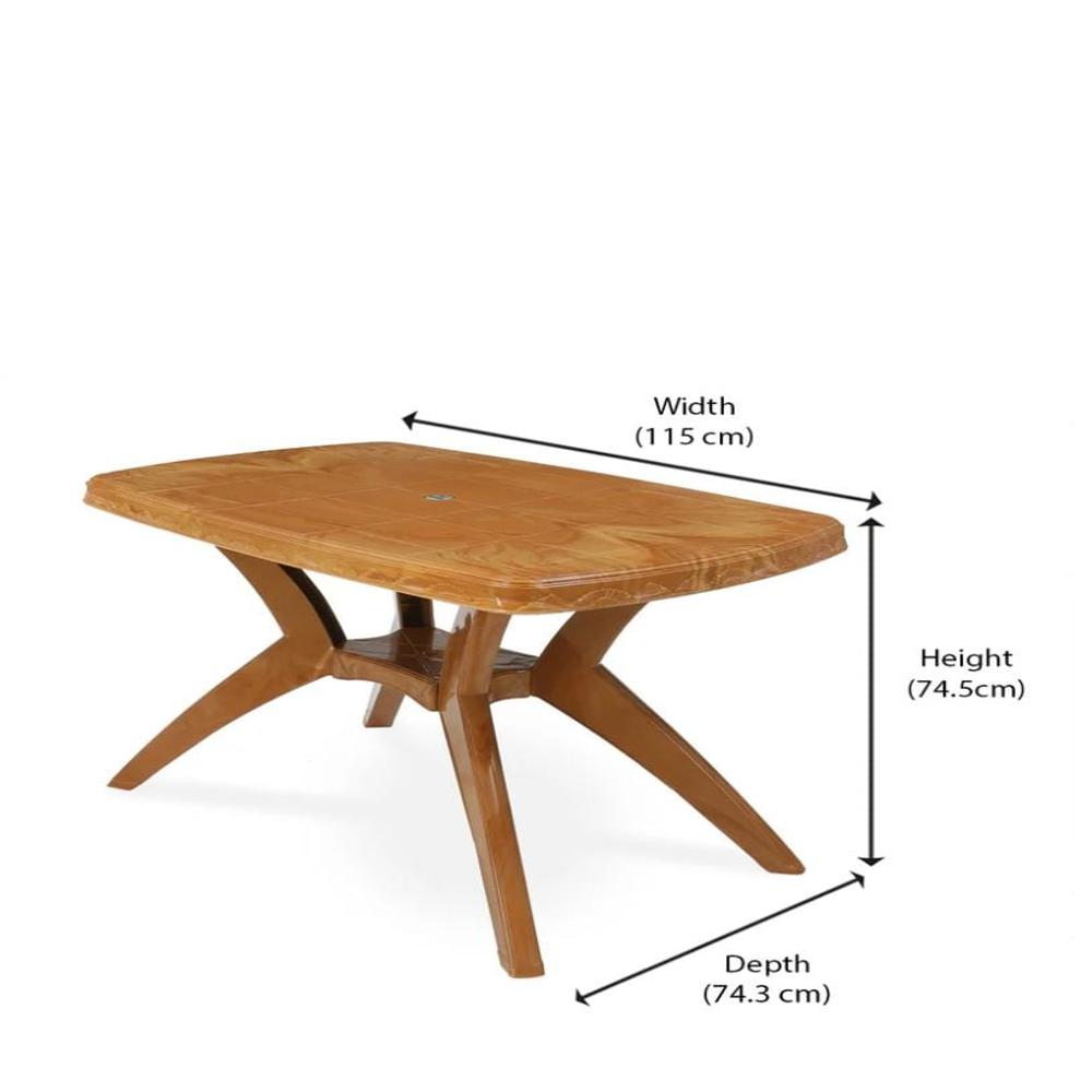 Nilkamal Shahensha Kross Dining Table - Assembly: No Assembly Required