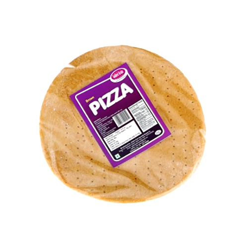 Baked Pizza Brown Thin Crust