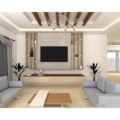 Living Room Designing Services - Modern Interior Design | AutoCAD Plans, 3D Visualizations, Three Revisions, 4-6 Weeks Duration