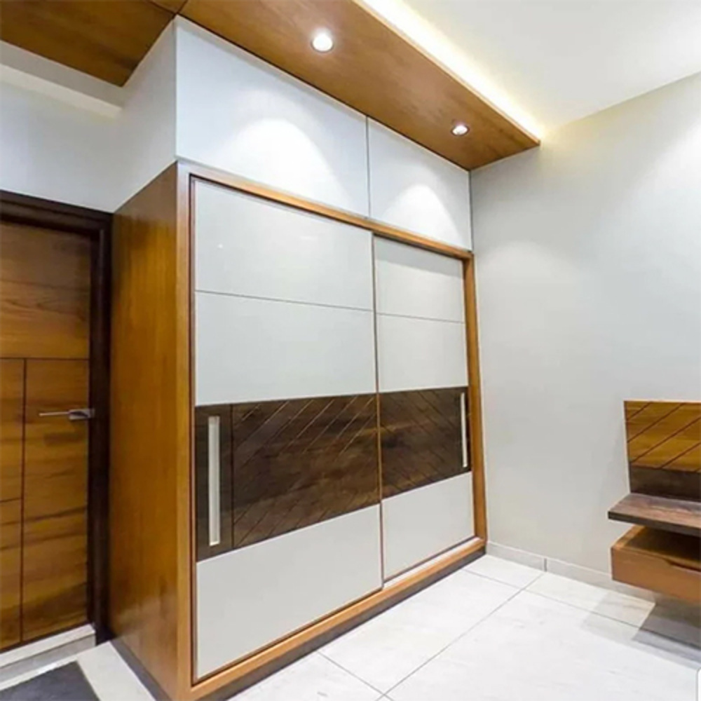 Plywood Wardrobe - Color: Brown