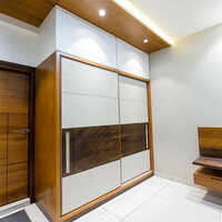 Plywood Wardrobe - Color: Brown