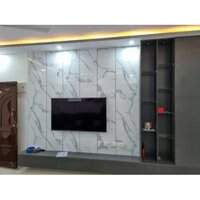 Wooden Tv Unit - Plywood Material, Modern Design, Colour Coated, Waterproof, Elegant Laminate Finish | Stylish For Contemporary Homes