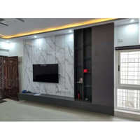 Tv Wall Unit - Color: White