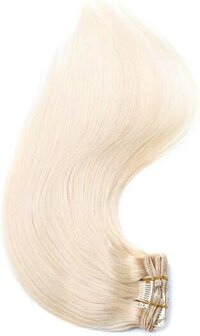Clip in Hair Extensions 100 Grams - 16-24 Inch Silky Straight Human Remy Hair