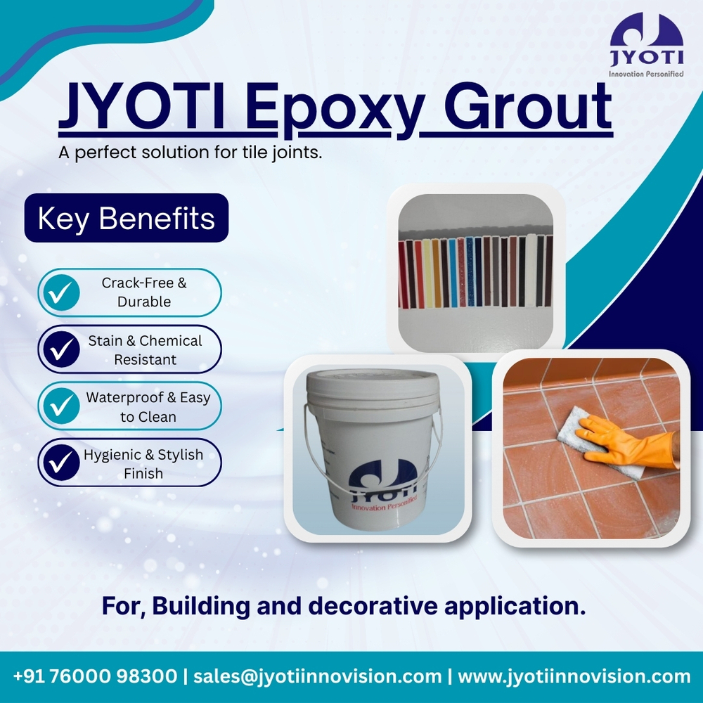 Epoxy Grout for Ceramic Tiles and Stone Fixing