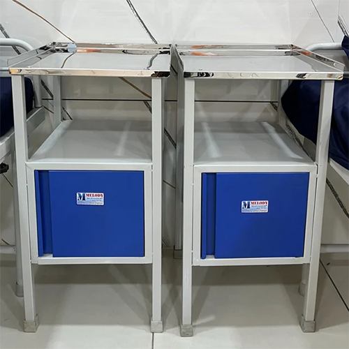 Bed Side Locker - Color: White