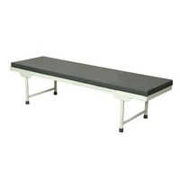 Hospital Attendant Bed - Mild Steel, 2 X 6 Feet, Classic White | Easy Installation, Weighs 270 Kilograms For Reliable Use