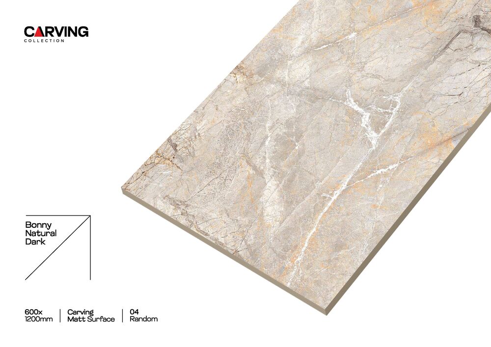 600x1200 Matt Carving finish tiles
