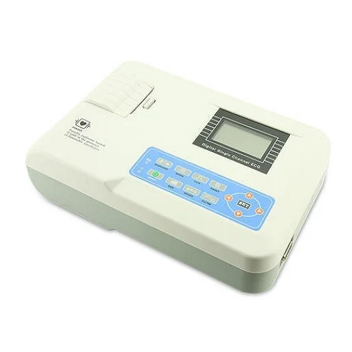 1 Channel Ecg Machine - Color: White