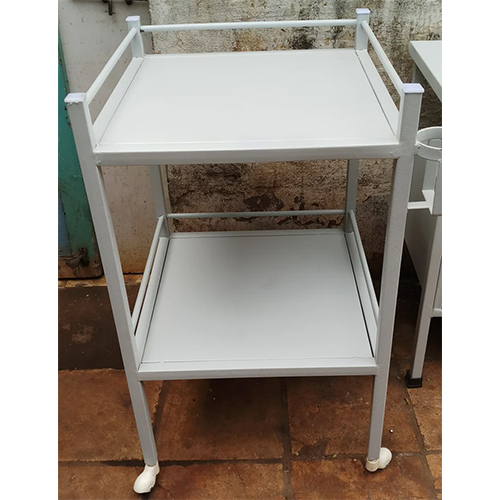 Ecg Machine Trolley - Color: White