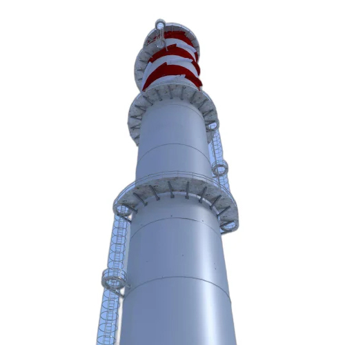 Industrial Chimney - Stainless Steel, Various Sizes | Self Supported, Wall Supported, Guy Rope Supported, Polished Galvanized Steel Pipe