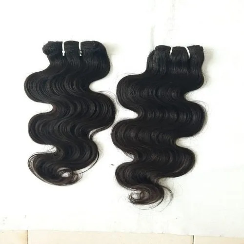 Single Donor Natural Colour Brazilian Body Wave Human Hair Extension, For Personal, Packaging Size: 100 Grams