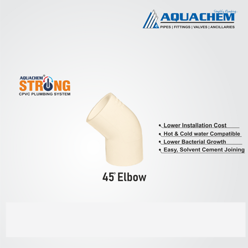 CPCV 45 degree Elbow
