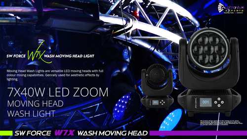 SW IP65 400W LED Wash Zoom Moving Head light