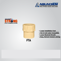 Cpvc Fta - Cpvc Female Threaded Adapter, 15-80 Mm, Beige, Injection Moulded, Leak Proof