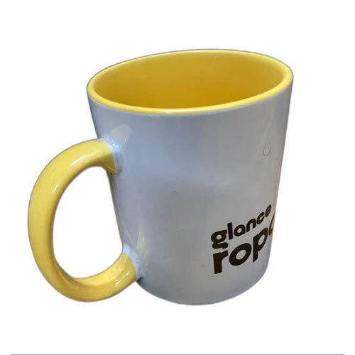 White Ceramic Photo Mug - Design: Printed