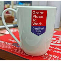 Bone China Mugs - Color: White