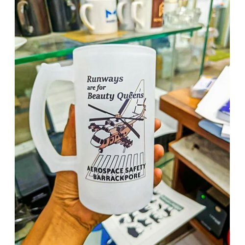 Printed Frosted B eer Mug
