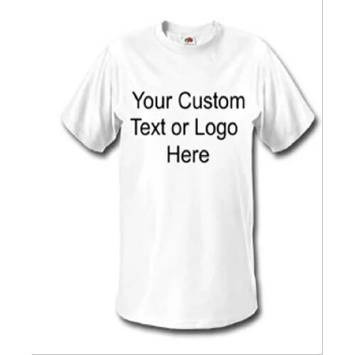 White Printed Promotional T Shirt