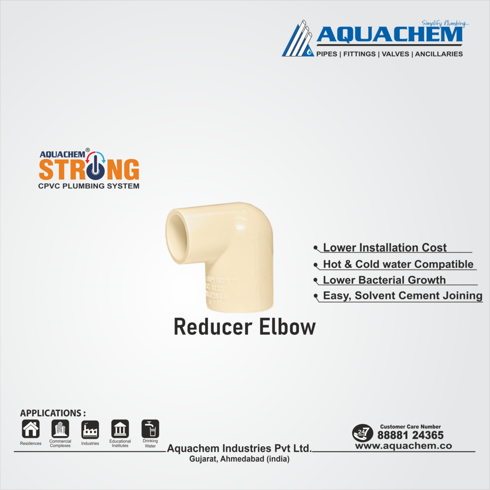 Cpvc reducer elbow