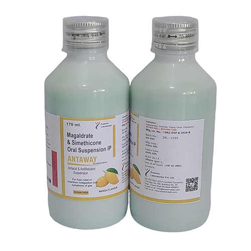 170ml मैगाल्ड्रेट और सिमेथिकोन ओरल सस्पेंशन आईपी