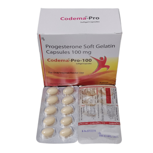 100mg Progesterone Soft Gelatin Capsules