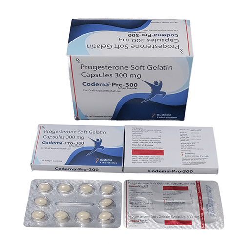 300mg Progesterone Soft Gelatin Capsules
