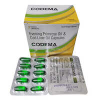 Evening Primrose Oil And Cod Liver Oil Capsules - Blend Of Nutrient-dense Oils, Suitable For Adults, General Medicine, Room Temperature Storage