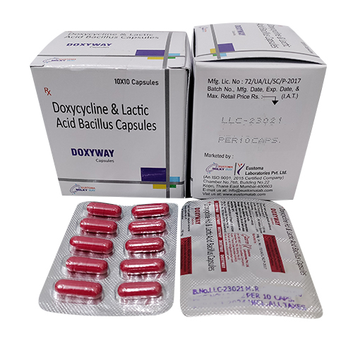 Doxycycline And Lactic Acid Bacillus Capsules