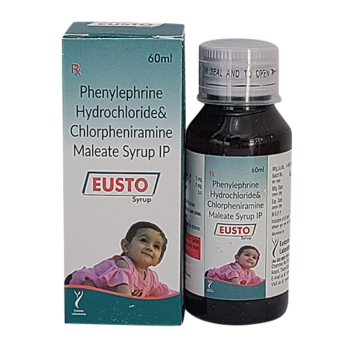 60ml Phenylephrine Hydrochloride And Chlorpheniramine Maleate Syrup IP