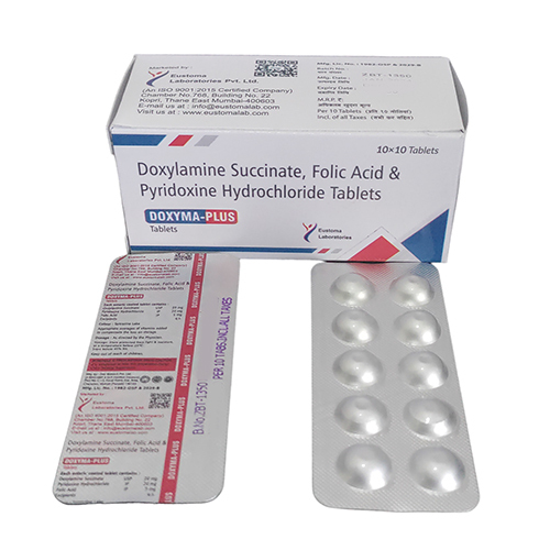 Doxylamine Succinate Folic Acid And Pyridoxine Hydrochloride Tablets