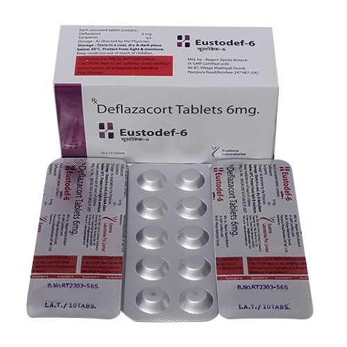 6mg Deflazacort Tablets