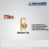 Cpvc Reducer Tee - Cpvc 50x25 Mm, Ivory, Injection Moulded | Solvent Cement Joint, High Impact Strength, Corrosion Resistant