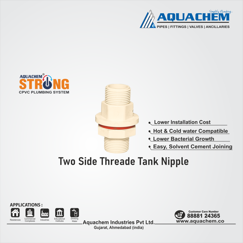two side threade tank nipple
