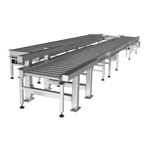 Industrial Roller Belt Conveyor - Length: 1-10 Feet