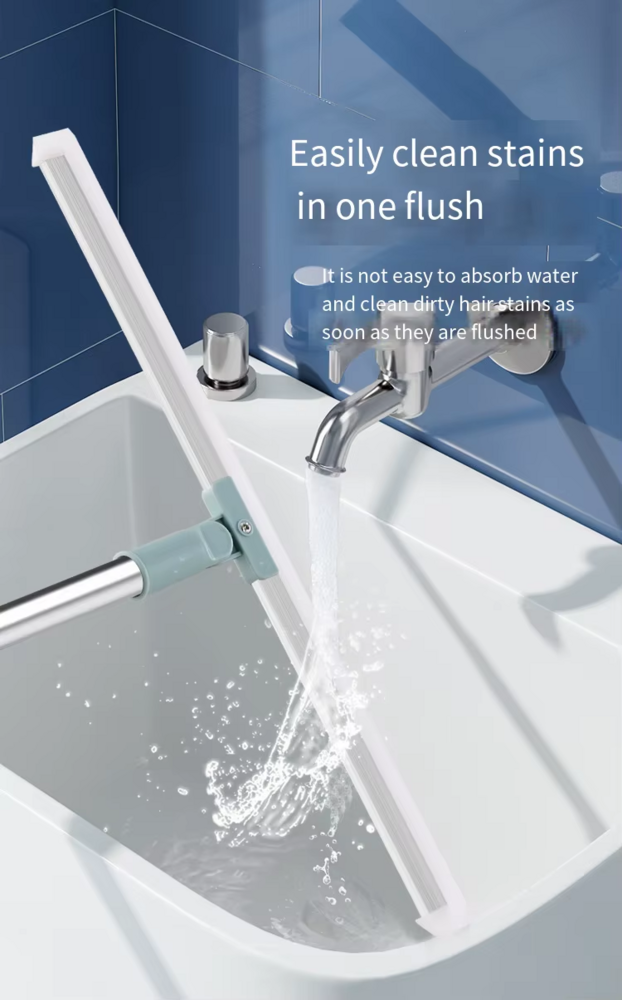Floor Cleaning Wiper - Stainless Steel, Standard Design | Durable Build For Efficient Industrial Floor Cleaning