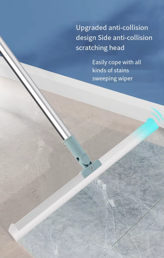 Floor Cleaning Wiper - Stainless Steel, Standard Design | Durable Build For Efficient Industrial Floor Cleaning