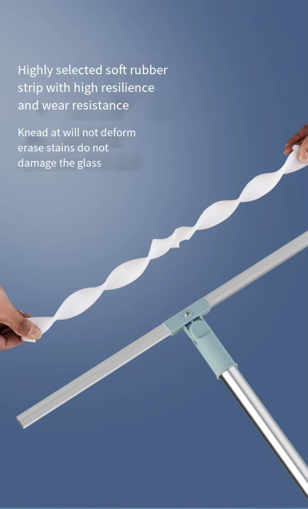 Floor Cleaning Wiper - Stainless Steel, Standard Design | Durable Build For Efficient Industrial Floor Cleaning