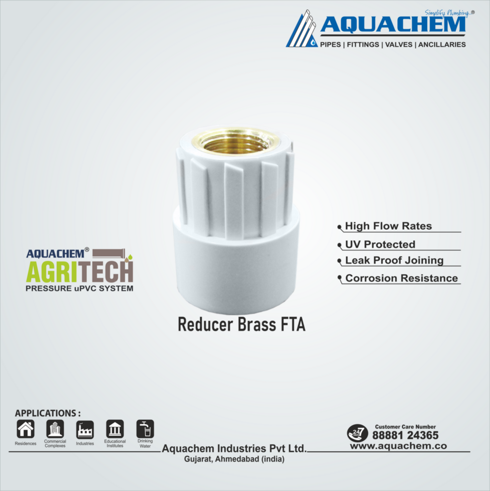PVC reducer brass fta